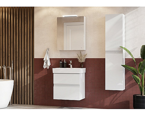 Santeh-Crystal.ru: Зеркальный шкаф Roca Oleta 60 L 857645501 с подсветкой Белый матовый Заказать Зеркальный шкаф Roca Oleta 60 L 857645501 с подсветкой Белый матовый в магазине сантехники Santeh-Crystal.ru