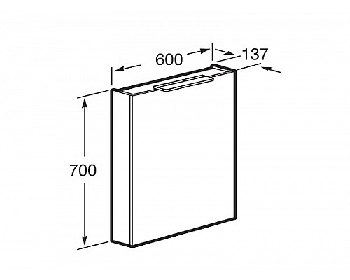 Santeh-Crystal.ru: Зеркальный шкаф Roca Oleta 60 L 857645501 с подсветкой Белый матовый Заказать Зеркальный шкаф Roca Oleta 60 L 857645501 с подсветкой Белый матовый в магазине сантехники Santeh-Crystal.ru
