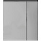 Купить Зеркальный шкаф Roca Ronda 60 ZRU9302968 с подсветкой Белый глянец Антрацит в магазине сантехники Santeh-Crystal.ru