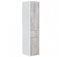 Шкаф пенал Roca Ronda 32 ZRU9303006 R подвесной Бетон Белый матовый