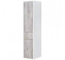 Шкаф пенал Roca Ronda 32 ZRU9303005 L подвесной Бетон Белый матовый