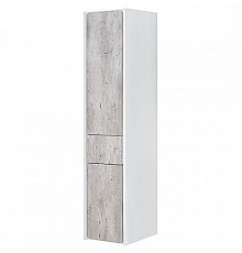 Шкаф пенал Roca Ronda 32 ZRU9303005 L подвесной Бетон Белый матовый