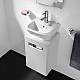 Купить Тумба под раковину Roca The Gap 45 ZRU9302880 подвесная Белая глянцевая в магазине сантехники Santeh-Crystal.ru