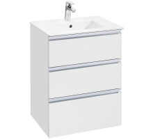 Тумба под раковину Roca The Gap 60 857552806 подвесная Белая глянцевая