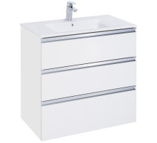 Тумба под раковину Roca The Gap 80 857406806 подвесная Белый глянец