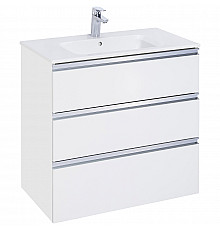 Тумба под раковину Roca The Gap 80 857406806 подвесная Белый глянец