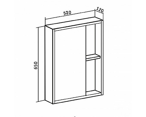 Santeh-Crystal.ru: Зеркальный шкаф Runo Эко 52 00-00001184 Серый бетон Купить Зеркальный шкаф Runo Эко 52 00-00001184 Серый бетон в магазине сантехники Santeh-Crystal.ru
