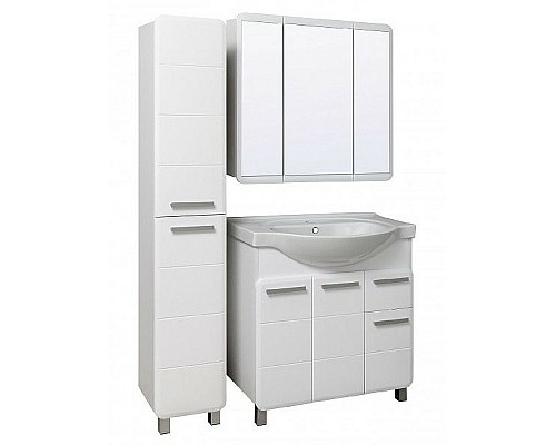 Заказать Тумба под раковину Runo Эрика 80 УТ000003319 Белая в магазине сантехники Santeh-Crystal.ru