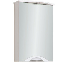 Зеркальный шкаф Runo Ибица 50 R 00000001075 с подсветкой Белый