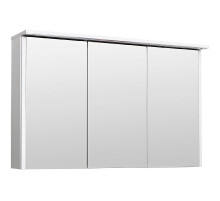 Зеркальный шкаф Runo Лира 105 00-00000254 с подсветкой Белый