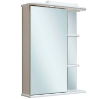 Зеркальный шкаф Runo Магнолия 50 L 00000000607 с подсветкой Белый