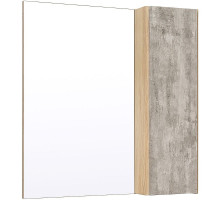 Зеркало со шкафом Runo Мальта 70 00-00001102 Серое Дуб