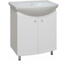 Тумба под раковину Runo Милано 65 УТ000002087 Белая