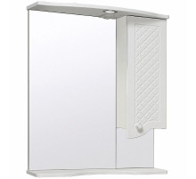 Зеркало со шкафом Runo Милано 65 R УТ000002097 с подсветкой Белое