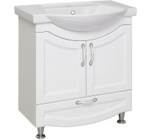 Тумба под раковину Runo Неаполь 75 00-00001034 Белая