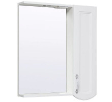 Зеркало со шкафом Runo Неаполь 65 R 00-00001030 с подсветкой Белое