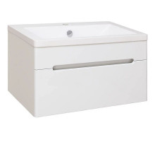 Тумба под раковину Runo Парма 75 00000001140 подвесная Белая