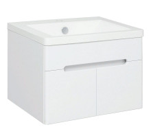 Тумба под раковину Runo Парма 60 00-00001037 подвесная Белая