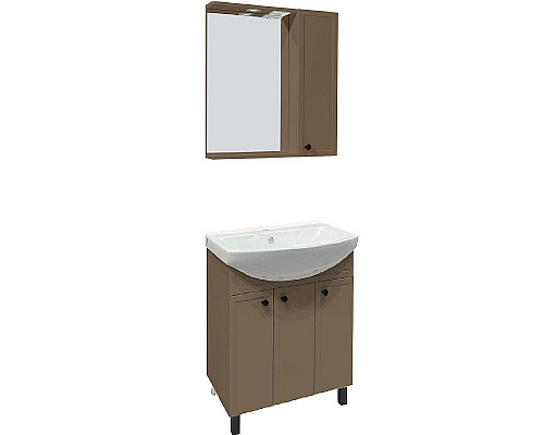 Santeh-Crystal.ru: Зеркало со шкафом Runo Римини 75 00-00001280 с подсветкой Бежевое Купить Зеркало со шкафом Runo Римини 75 00-00001280 с подсветкой Бежевое в магазине сантехники Santeh-Crystal.ru