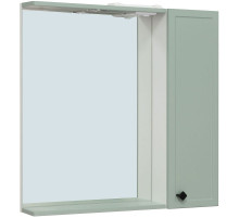 Зеркало со шкафом Runo Римини 75 00-00001279 с подсветкой Мята