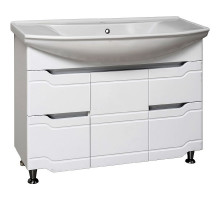 Тумба под раковину Runo Стиль 105 00000001118 Белая