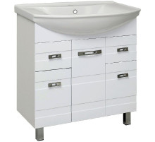 Тумба под раковину Runo Турин 85 УТ000002095 Белая