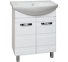 Тумба под раковину Runo Турин 65 УТ000002093 Белая