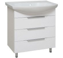 Тумба под раковину Runo Верона 75 00000001146 Белая