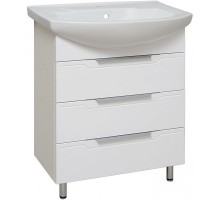 Тумба под раковину Runo Верона 65 00000001145 Белая