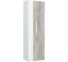 Шкаф пенал Runo Вудлайн 35 00-00001012 подвесной Дуб скандинавский Белый