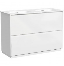 Тумба под раковину Sancos Libra Floor 120 LB120F-2W Белый глянец