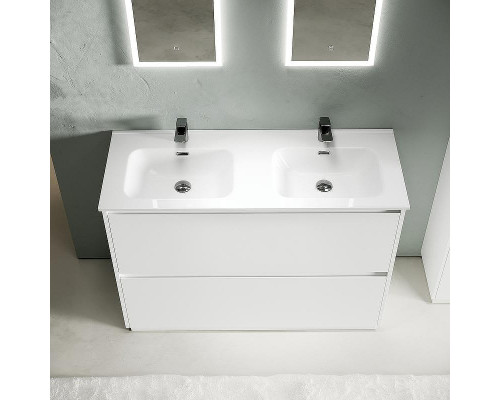 Тумба под раковину Sancos Libra Floor 120 LB120F-2W Белый глянец
