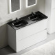 Тумба под раковину Sancos Libra Floor 120 LB120F-2W Белый глянец