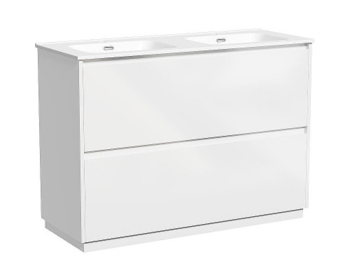 Тумба под раковину Sancos Libra Floor 120 LB120F-2W Белый глянец