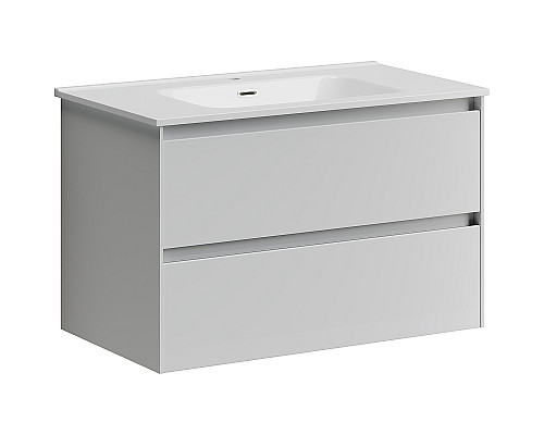 Santeh-Crystal.ru: Тумба под раковину Sancos Cento 80 CN80W подвесная Белый глянец Приобрести Тумба под раковину Sancos Cento 80 CN80W подвесная Белый глянец в магазине сантехники Santeh-Crystal.ru