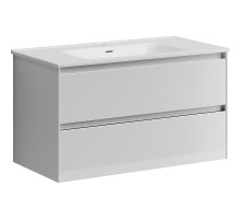 Тумба под раковину Sancos Cento 90 CN90W подвесная Белый глянец