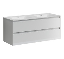 Тумба под раковину Sancos Cento 120 CN120-2W подвесная Белый глянец