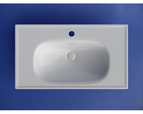 Тумба с раковиной Sancos Code 80 CD80GP+Ceramicanova Sabo 80 CN13002 подвесная цвет Серая платина