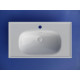 Тумба с раковиной Sancos Code 80 CD80GP+Ceramicanova Sabo 80 CN13002 подвесная цвет Серая платина