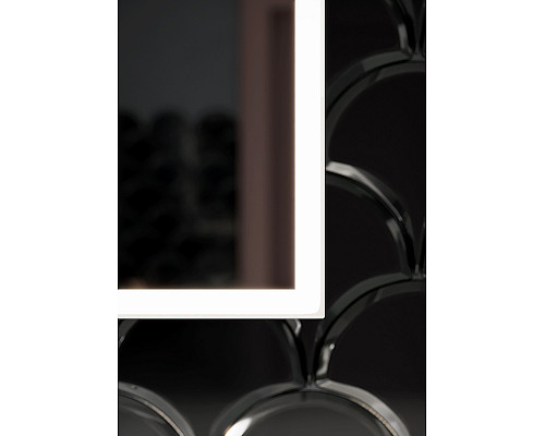 Приобрести Зеркальный шкаф Sancos Cube 60 CU600 с подсветкой Белый с сенсорным выключателем в магазине сантехники Santeh-Crystal.ru