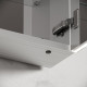 Зеркальный шкаф Sancos Evoke 100 SC80100 с подсветкой цвет Серый