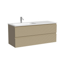 Тумба под раковину Sancos Folk 120 L FL120LCP подвесная цвет Капучино