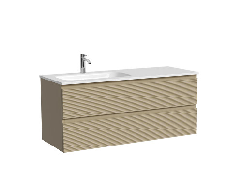 Тумба под раковину Sancos Folk 120 L FL120LCP подвесная цвет Капучино