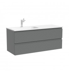 Тумба под раковину Sancos Folk 120 L FL120LES подвесная цвет Ergraut soft