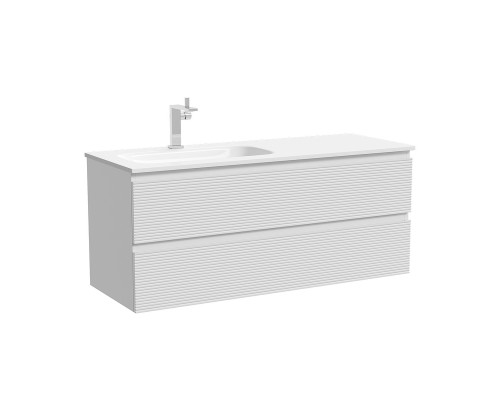 Тумба под раковину Sancos Folk 120 L FL120LW подвесная цвет Bianco