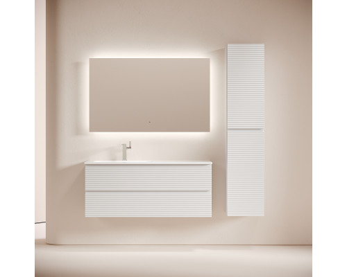 Тумба под раковину Sancos Folk 120 L FL120LW подвесная цвет Bianco