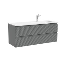 Тумба под раковину Sancos Folk 120 R FL120RES подвесная цвет Ergraut soft