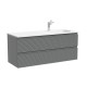 Тумба под раковину Sancos Folk 120 R FL120RES подвесная цвет Ergraut soft