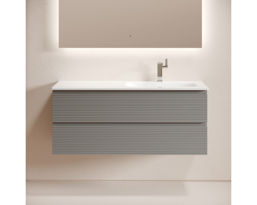 Тумба под раковину Sancos Folk 120 R FL120RES подвесная цвет Ergraut soft