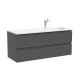 Тумба под раковину Sancos Folk 120 R FL120RGS подвесная цвет Grey soft